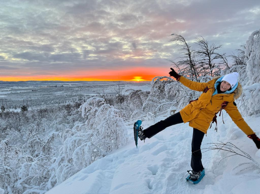 Kateřina Vlčková in the mountains