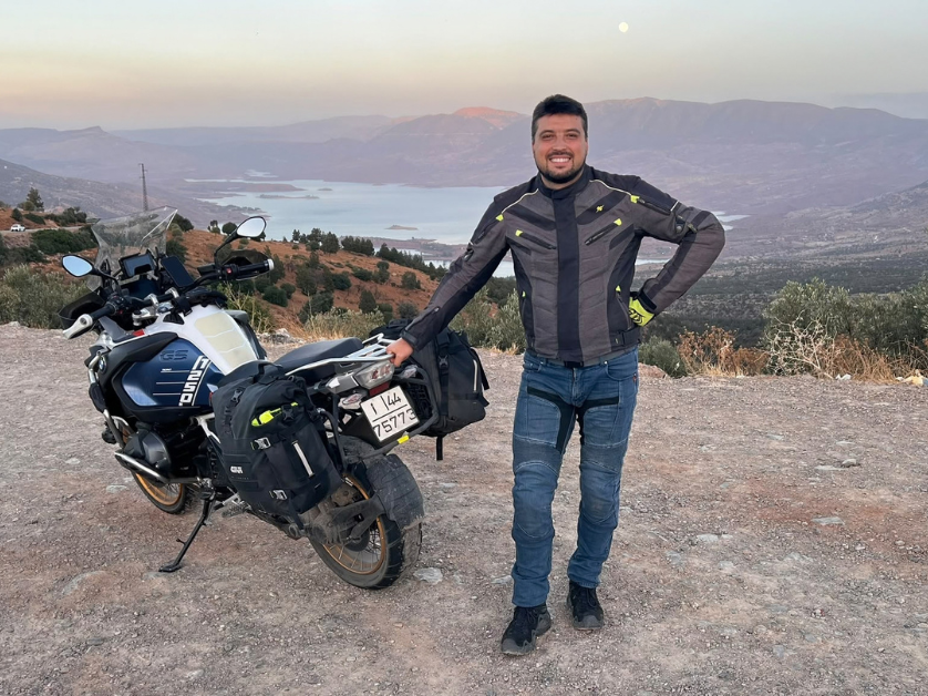 Vlad Ridchenko on a motorcycle — Smile Centrum