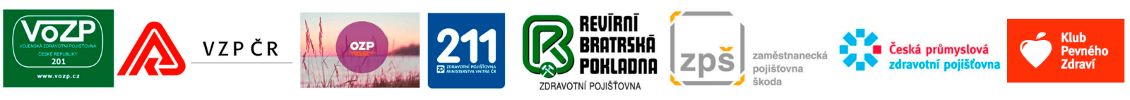 Loga zdravotních pojišťoven